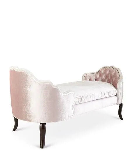 Wooden Twist Dippa Tufted Modern Chaise Lounge ( Pink ) - Wooden Twist UAE