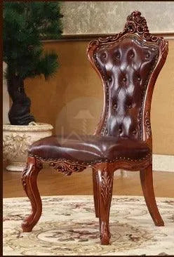 Royal Dinning Chair With Double Carved (Teak Wood) - Wooden Twist UAE