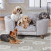 Wooden Handmade Modern Design Heise Dog Sofa (Grey) - Wooden Twist UAE
