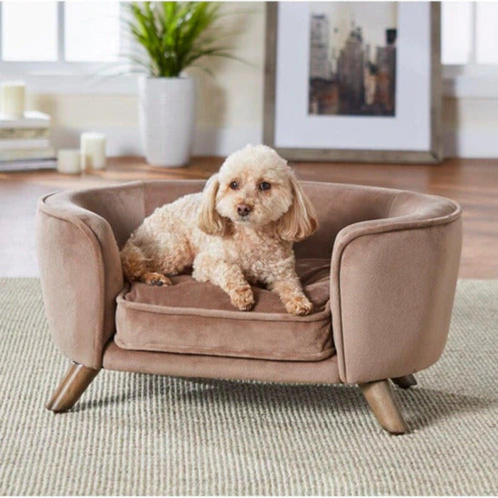 Wooden Handmade Heisler Dog And Baby Sofa ( Brown ) - Wooden Twist UAE