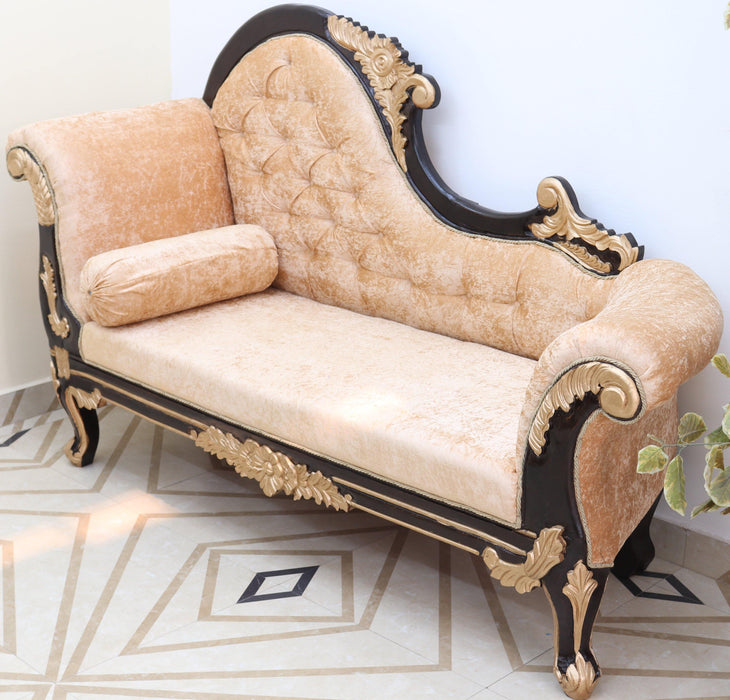 hand carved wooden sofa