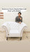 Single Seater Button Tufted Grand Sofa (with 4 Wheels) - Wooden Twist UAE