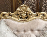 Handmade Royal Antique Golden Finish Carved Sofa (3 Seater) - Wooden Twist UAE