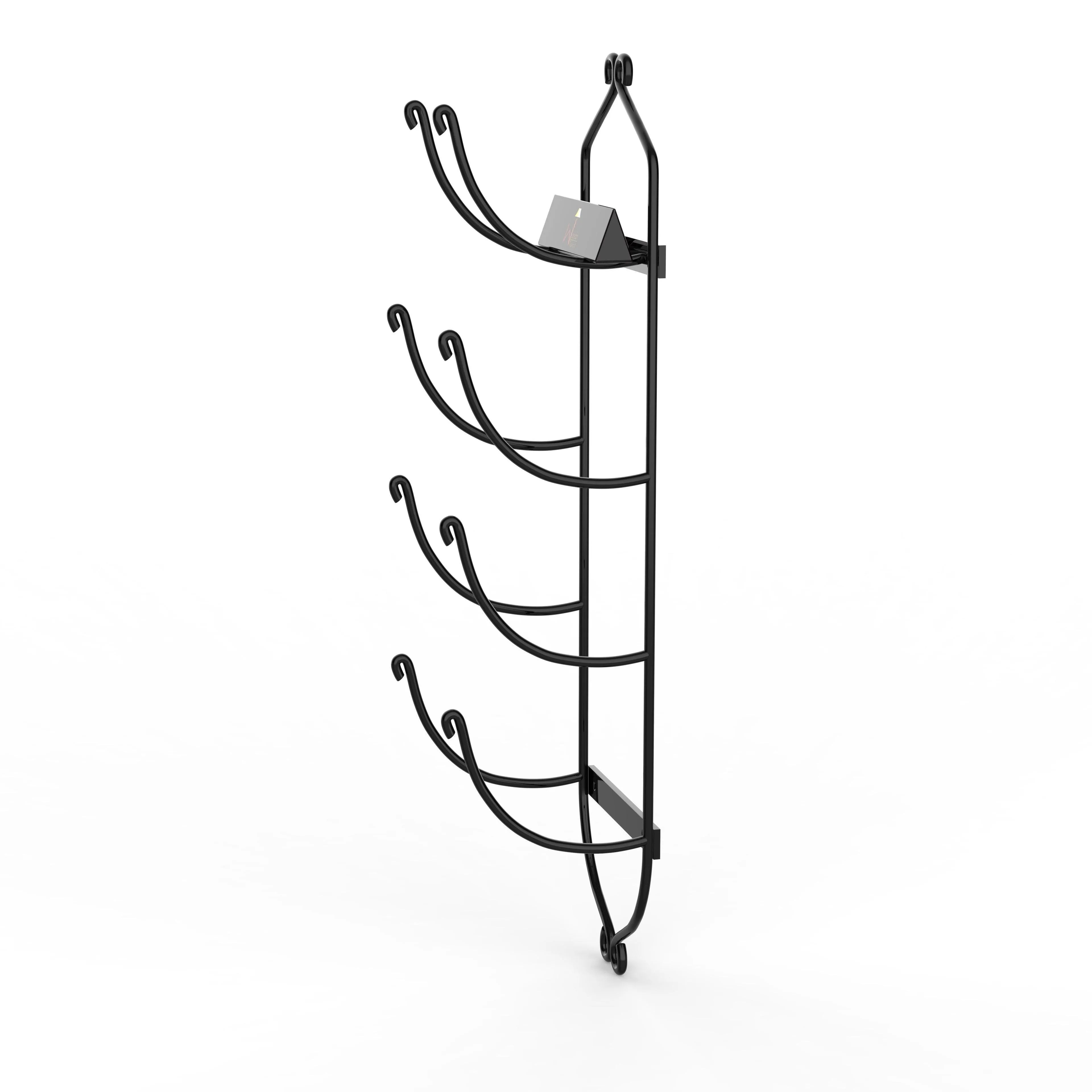 Toalla Wrought Iron Towel Holder Cloth Hanger - Wooden Twist UAE