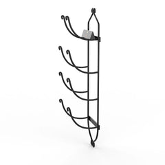 Toalla Wrought Iron Towel Holder Cloth Hanger - Wooden Twist UAE