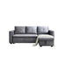 Modern Style L-Shape Sofa Bed with Comfort Cushion - Wooden Twist UAE