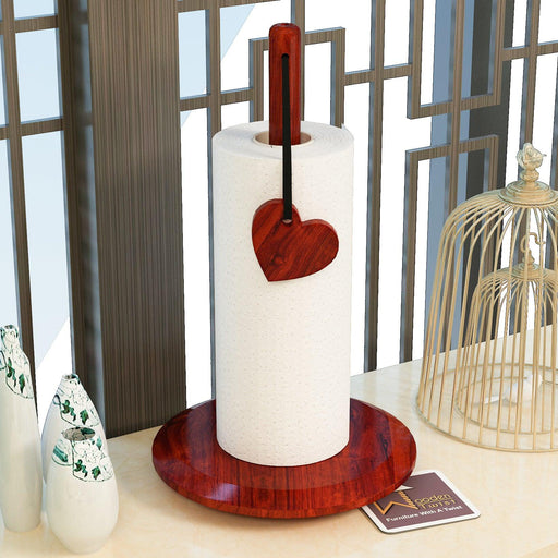 Wooden Tissue Holder/Table Decoration Tissue Pumping Napkin Holder - Wooden Twist UAE