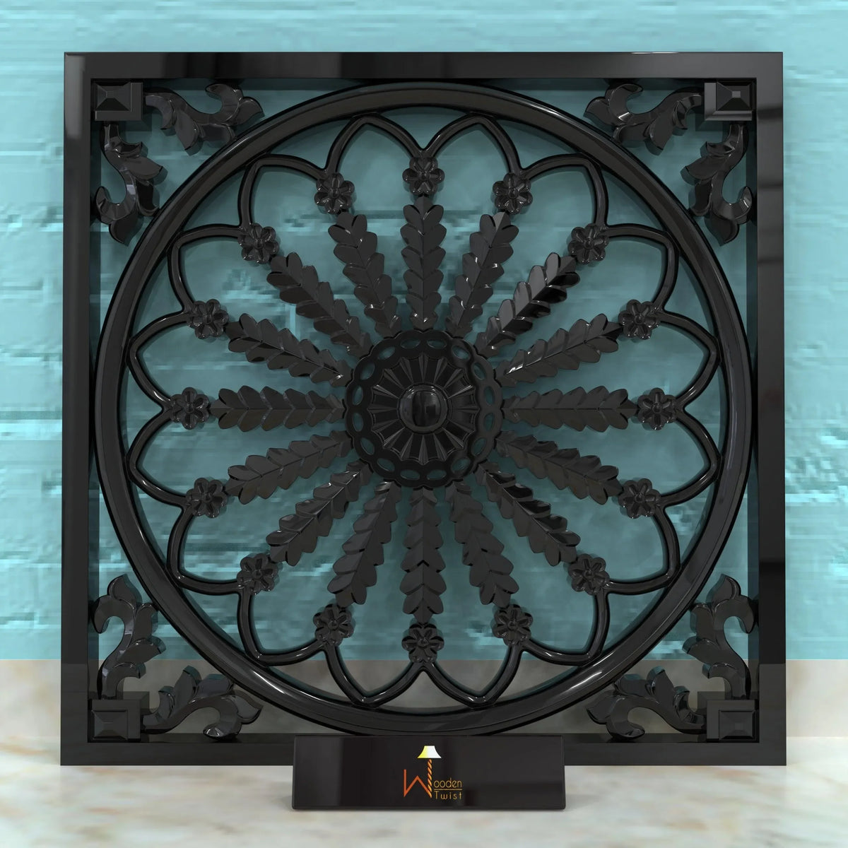 Premium Wood Hand carved Wall Panel - Wooden Twist UAE