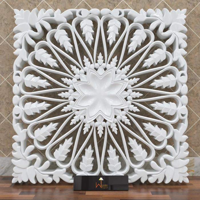 Chic Wood Hand Carved Wall Panel - Wooden Twist UAE