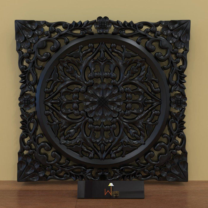 Premium Wooden Decoration Hand Carved Wall Panel (MDF Wood)