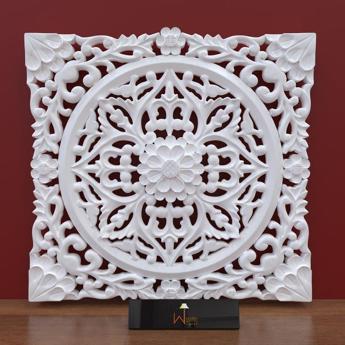 Premium Wooden Decoration Hand Carved Wall Panel (MDF Wood)