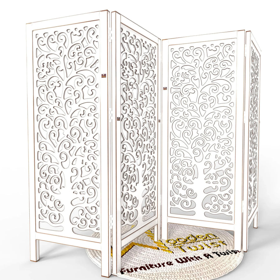 Solid Mango Wood, Antique White Finish