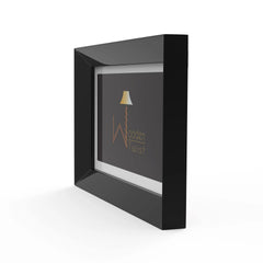 Wooden Photo Frame In Black Finish (8x6 Photo Size) - Wooden Twist UAE