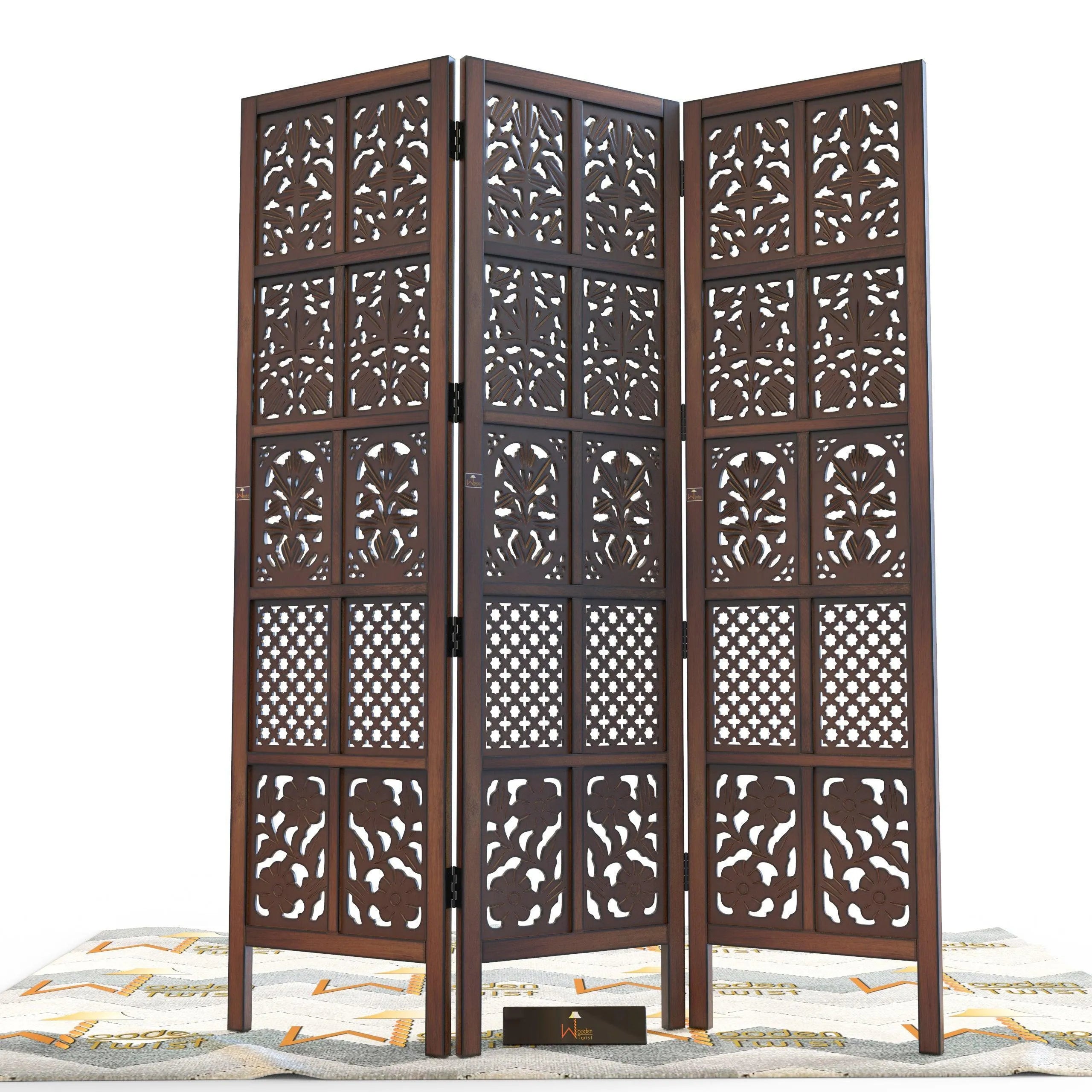 Wooden Room Divider/Wood Separator/Office Furniture/Wooden Partition - Wooden Twist UAE