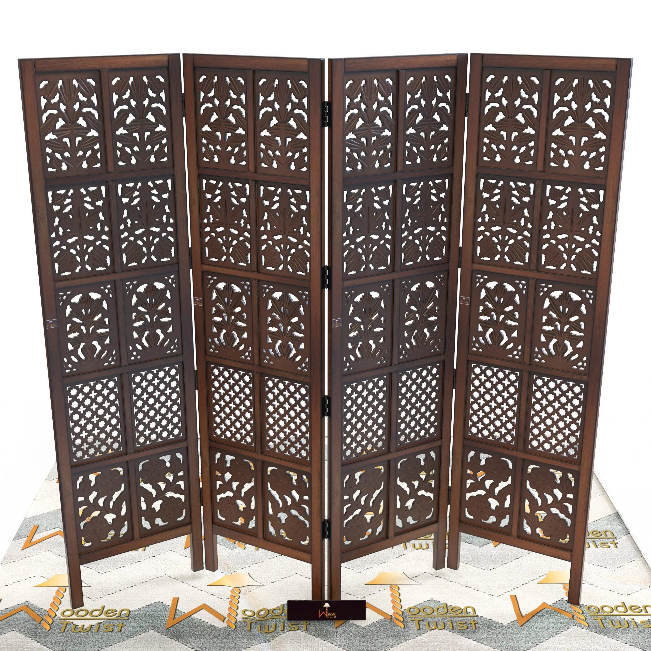 Wooden Room Divider/Wood Separator/Office Furniture/Wooden Partition - Wooden Twist UAE