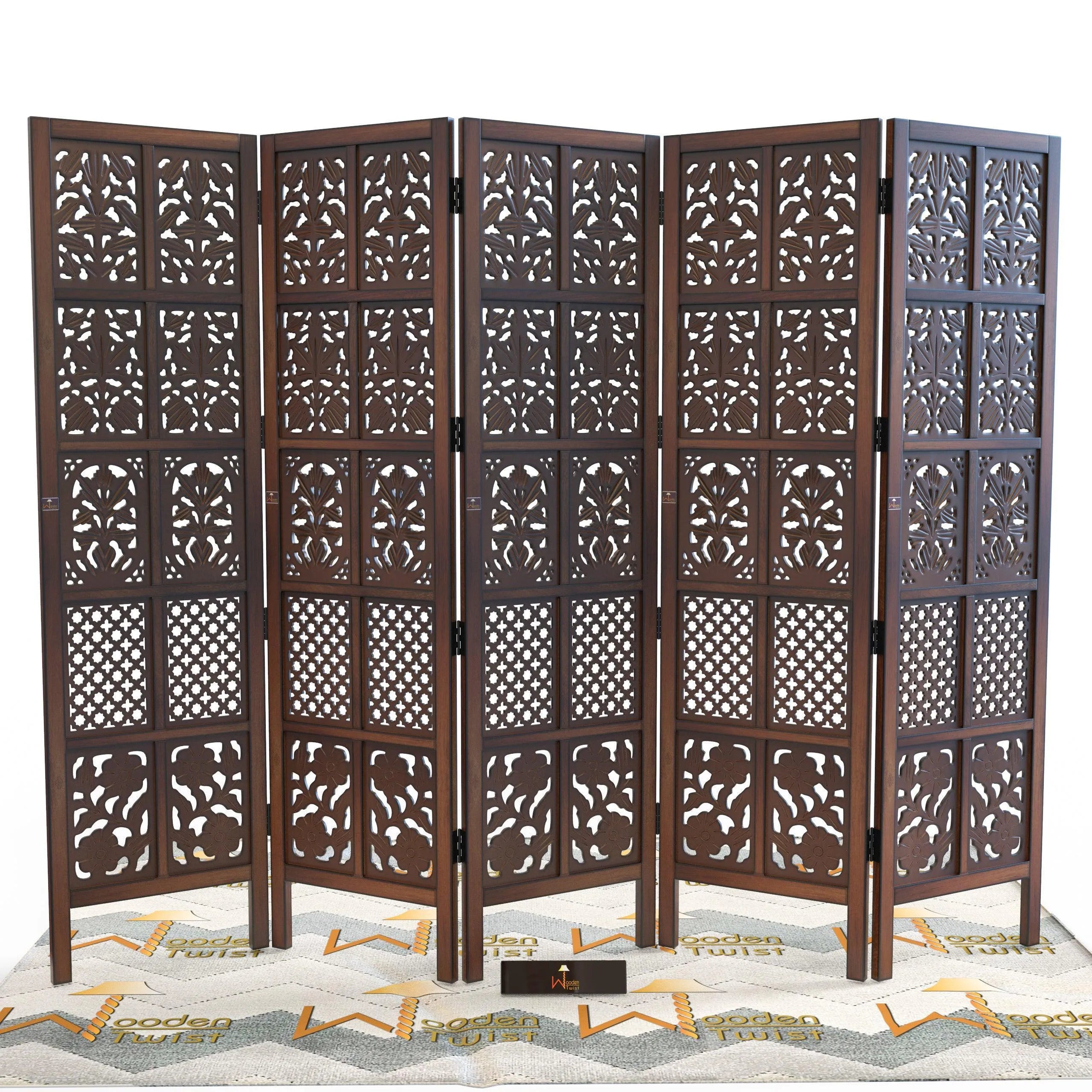 Wooden Room Divider/Wood Separator/Office Furniture/Wooden Partition - Wooden Twist UAE