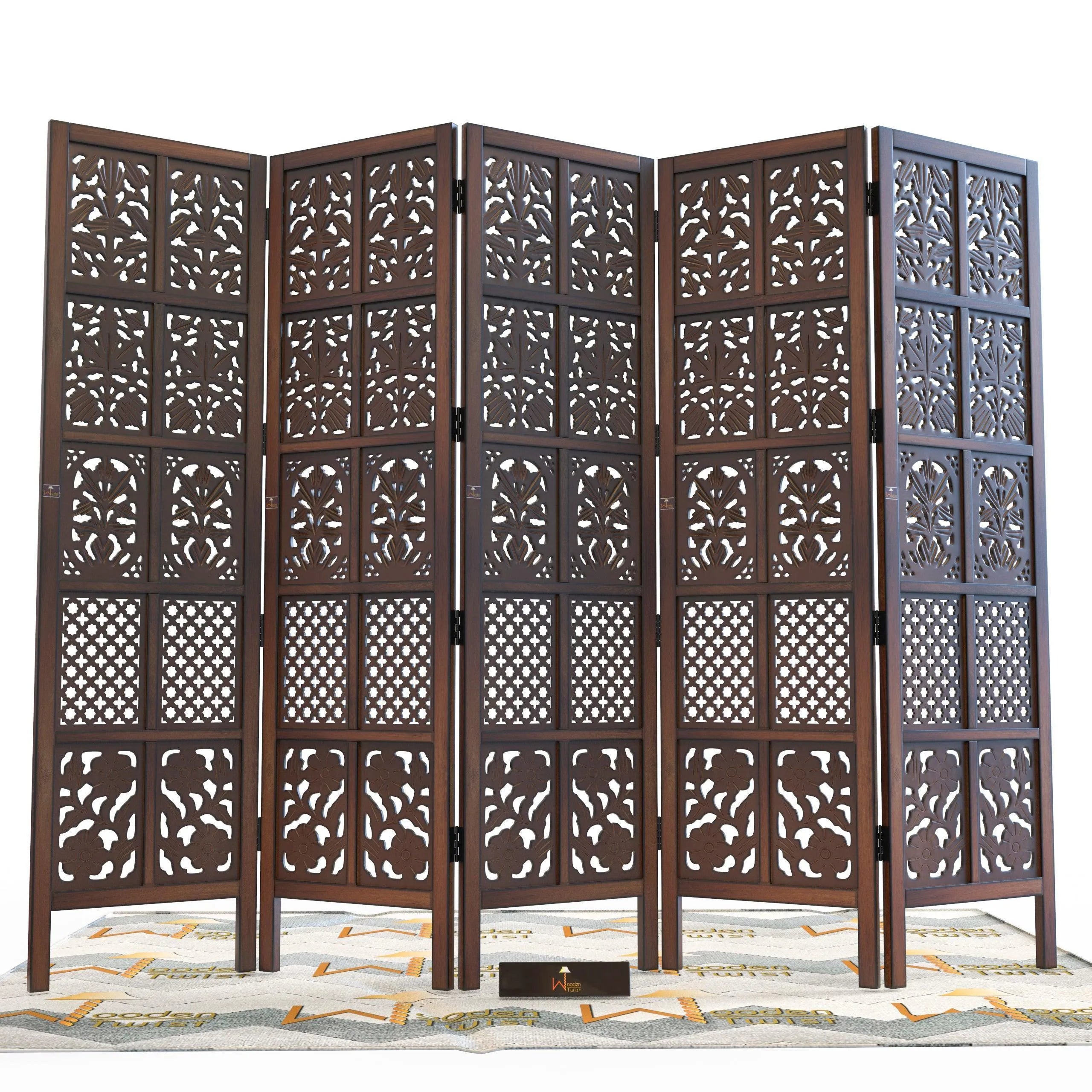 Wooden Room Divider/Wood Separator/Office Furniture/Wooden Partition - Wooden Twist UAE