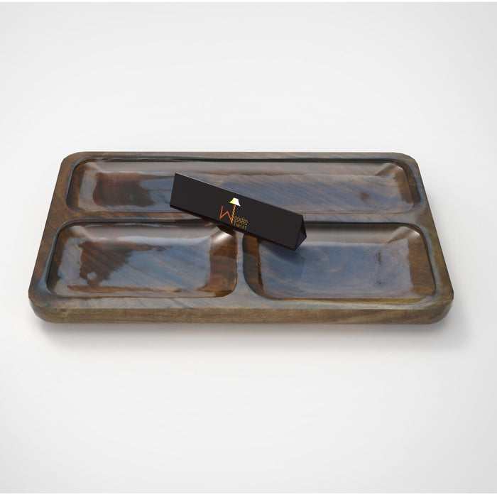 Finest Wooden Sectional Serving Tray