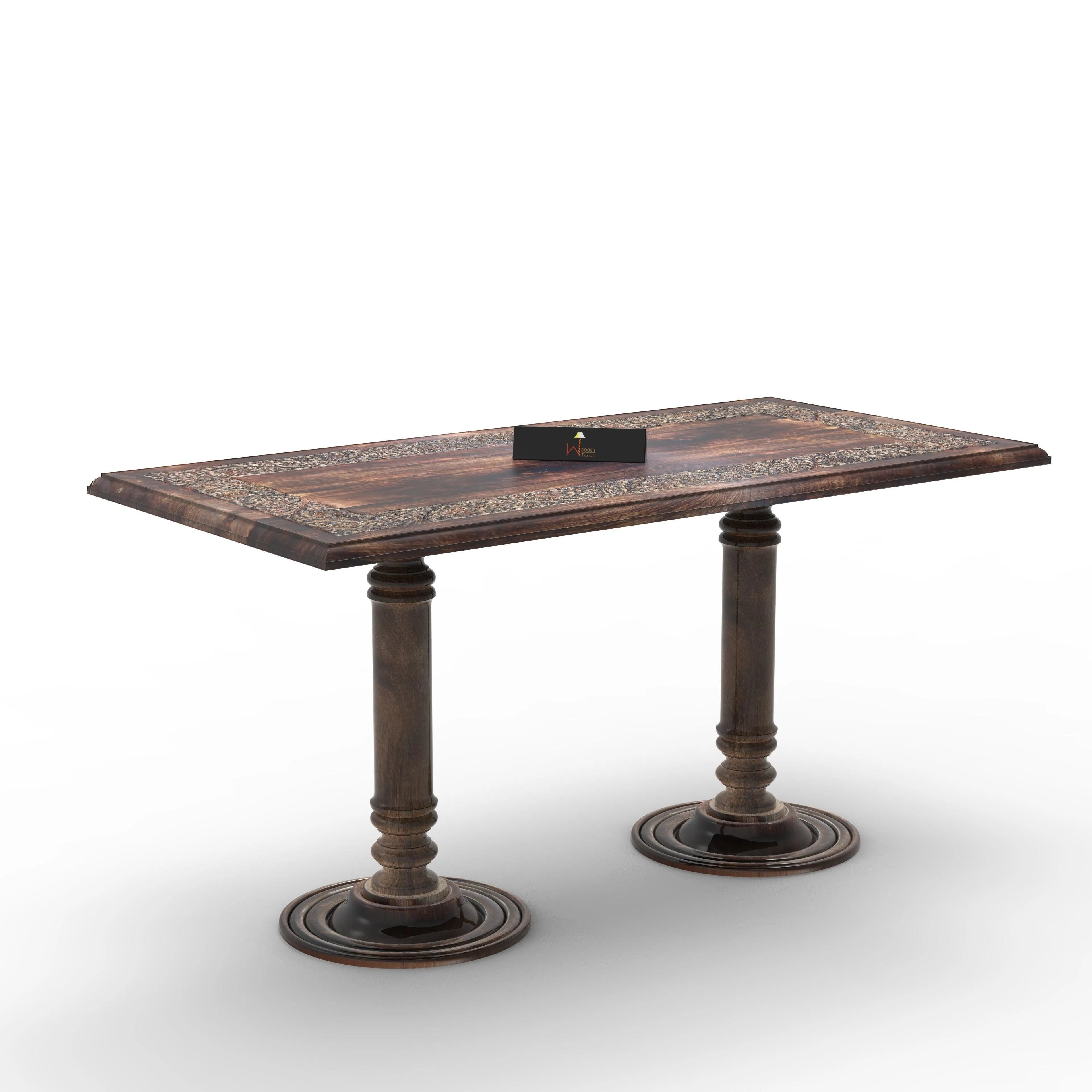 Wooden Twist Sculpte Hand Carved Solid Wood Coffee Table - Wooden Twist UAE