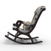 Creme Premium Rocking Chair (Walnut Finish) - Wooden Twist UAE