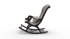 Azure Premium Rocking Chair (Walnut Finish) - Wooden Twist UAE