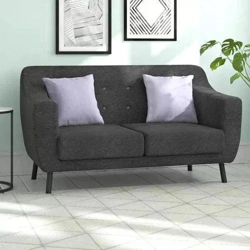 Modern grey 2 seater sofa sale