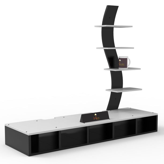 Big Tilfizyun TV Entertainment Unit Table with Set Top Box Stand