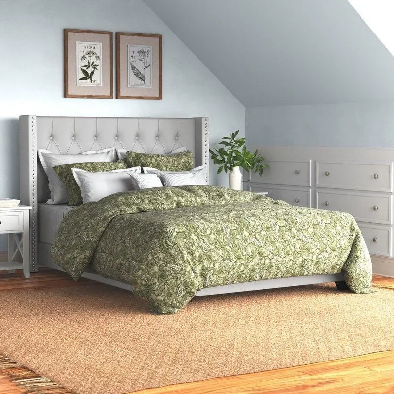 Solid & Engineered Wood Frame, Queen-Ready