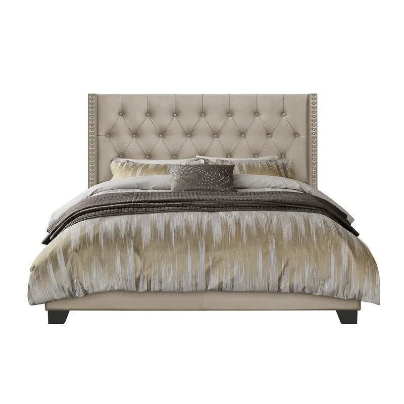 Twist Frame, Tufted Velvet Headboard