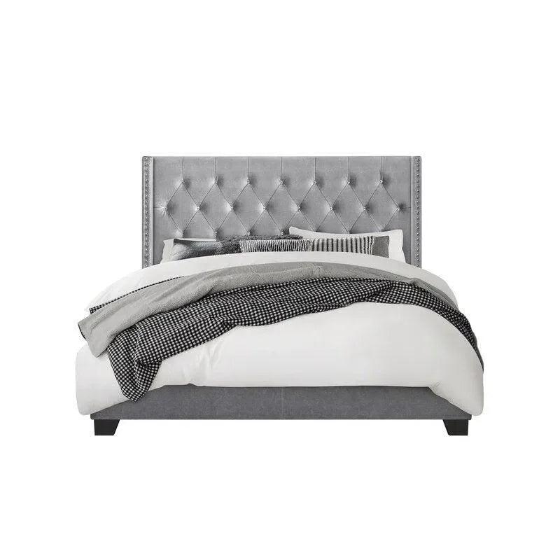 Wingback Silhouette, Button-Tufted Detail