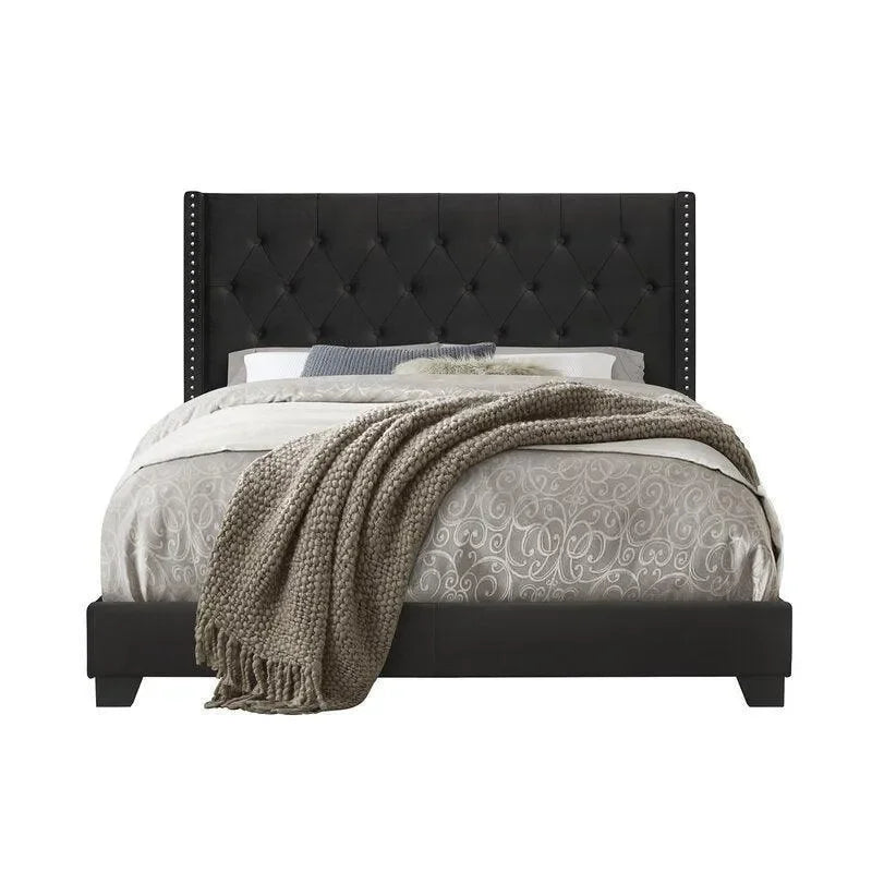 Wingback Silhouette, Button-Tufted Detail