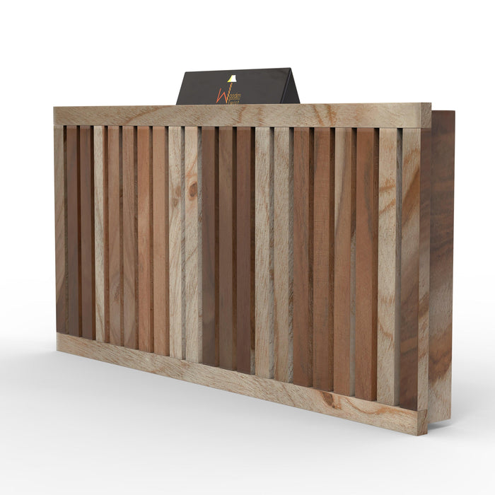 Wooden Twist Phelan Foldable Teak Wood Coffee Table ( Teak Finish ) - Wooden Twist UAE