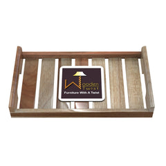 Fine Teak Wood Serving Tray - Wooden Twist UAE