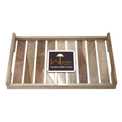 Fine Teak Wood Serving Tray - Wooden Twist UAE