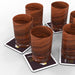 Unique Handmade Wooden Small Drink Glasses (Set of 6) - Wooden Twist UAE