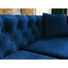 Square Arm Loveseat 2 Seater Sofa (Walnut Legs) - Wooden Twist UAE