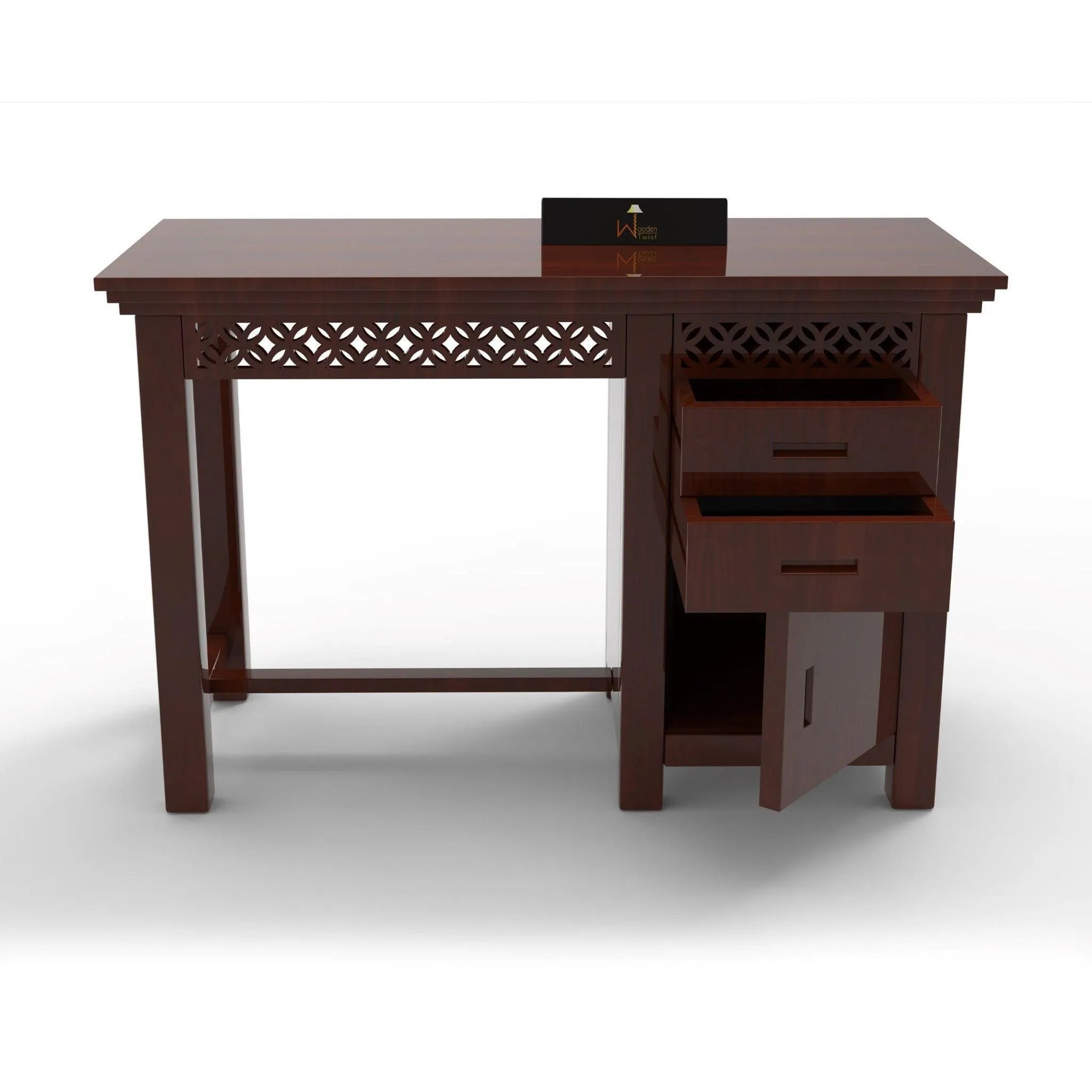 Forte Study Table & Chair Crafted in Premium Teak Wood - Wooden Twist UAE