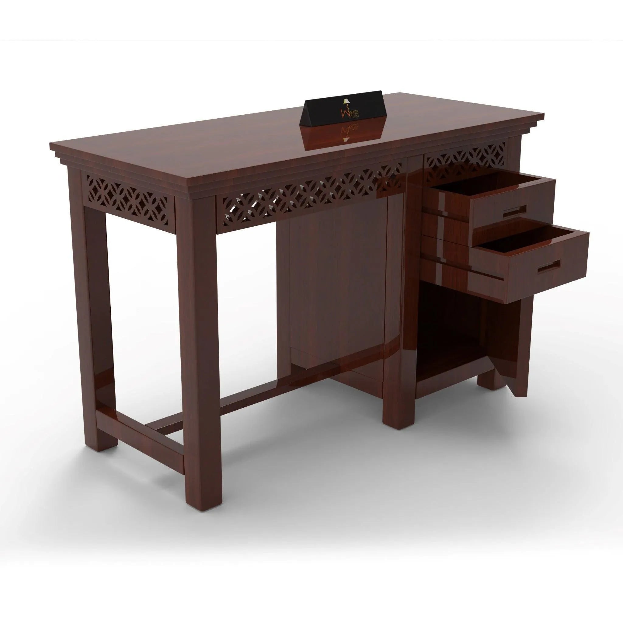 Forte Study Table & Chair Crafted in Premium Teak Wood - Wooden Twist UAE