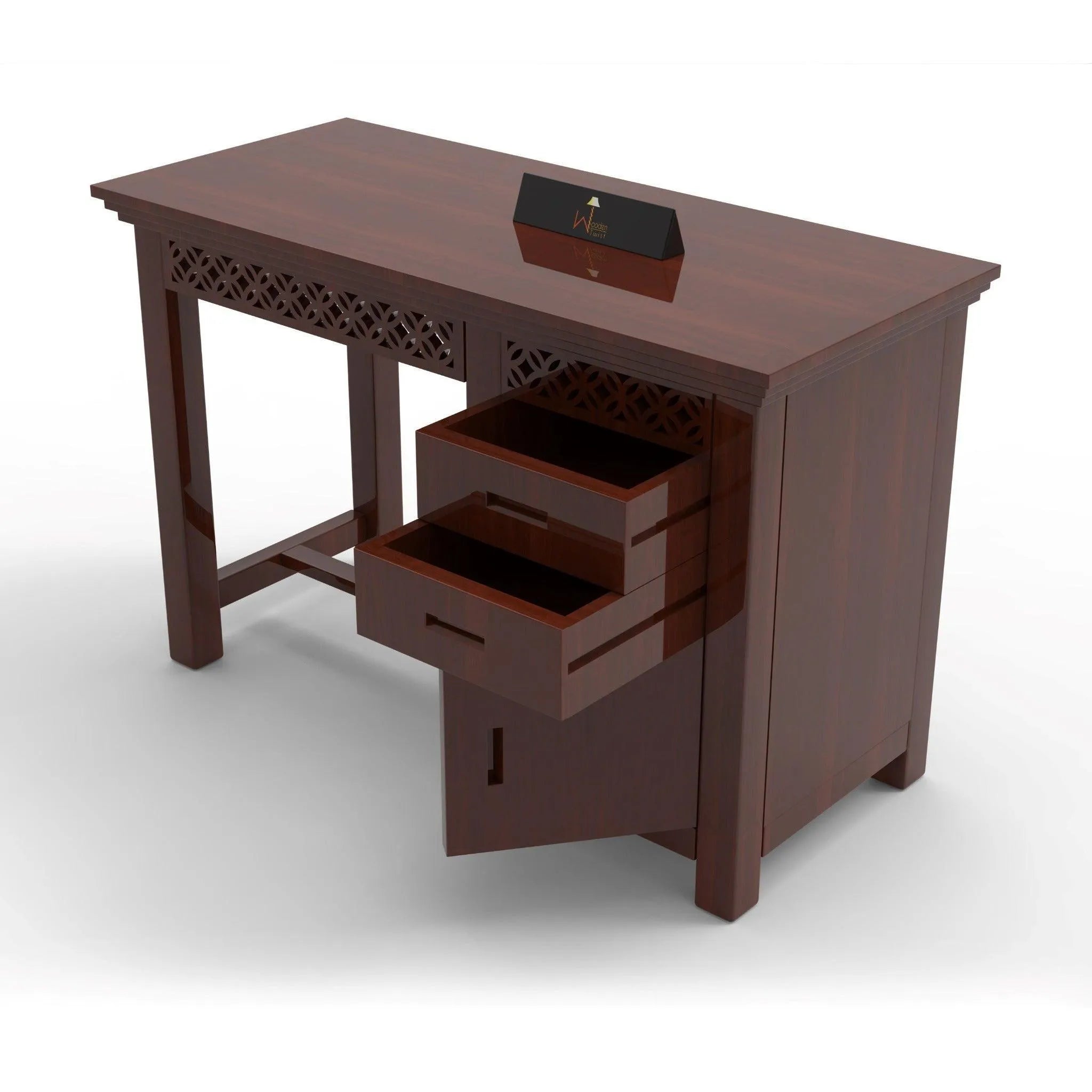 Forte Study Table & Chair Crafted in Premium Teak Wood - Wooden Twist UAE