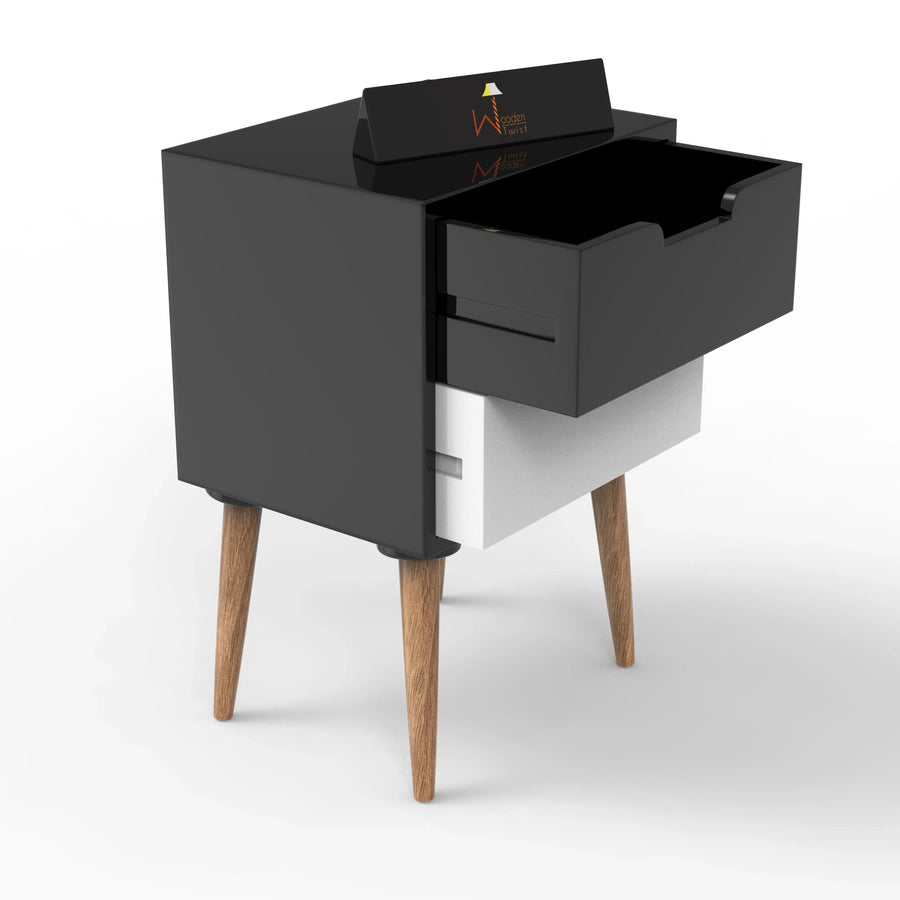 Sized to Fit Neatly Beside Your Bed