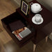 Amazing Bedside Table with Two Drawers (Brown) - Wooden Twist UAE
