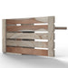 Wooden Twist Rangy Teak Wood Home Decor Wall Mount Mobile and Key Holder Organizer - Wooden Twist UAE