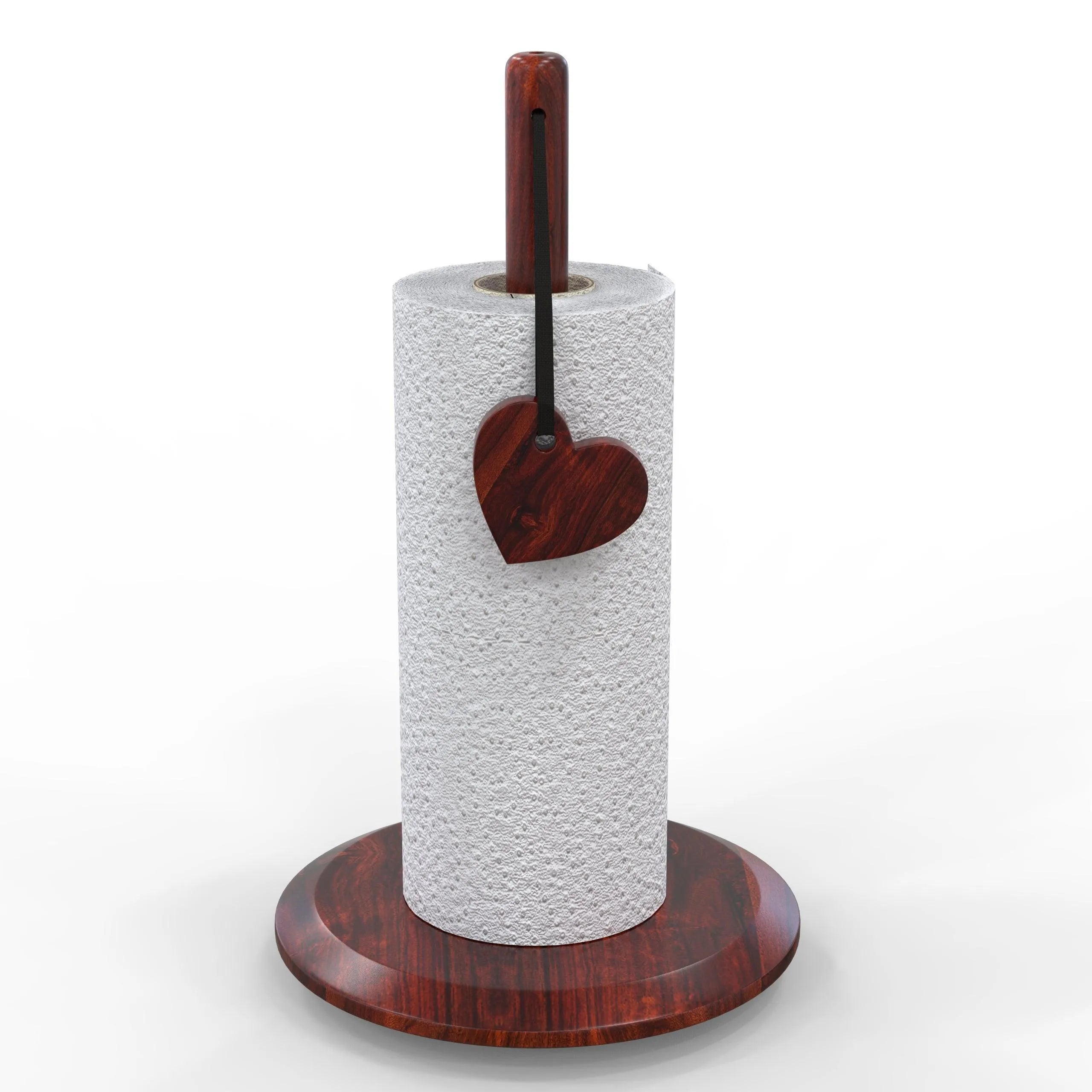 Wooden Tissue Holder/Table Decoration Tissue Pumping Napkin Holder - Wooden Twist UAE