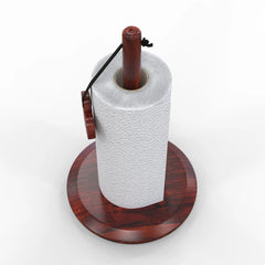 Wooden Tissue Holder/Table Decoration Tissue Pumping Napkin Holder - Wooden Twist UAE