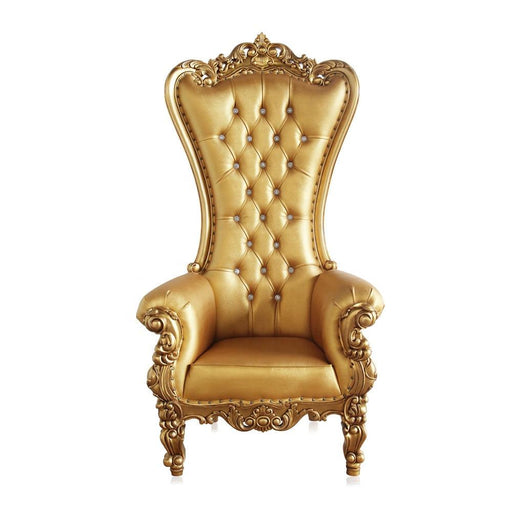 New Style High Back Banquet Party Restaurant Luxury Royal Dining Golden Throne Wedding Chair - Wooden Twist UAE