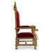 Royal Luxury Style king and Queen Wedding Rental Throne Chairs for Bride and Groom - Wooden Twist UAE