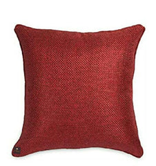 Raafi Maroon Color Jute Cushion Covers - Wooden Twist UAE