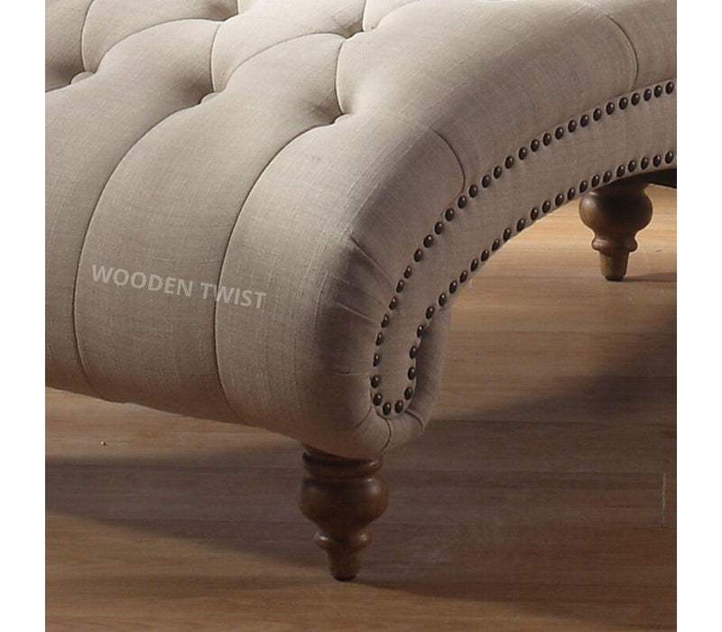 Rilassare Premium Wooden Sofa Couch for Home & Office Chaise Lounge - WoodenTwist