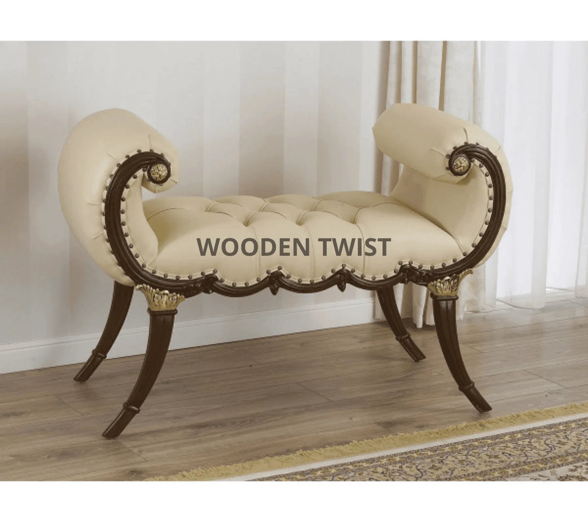 Sheesham wood bench