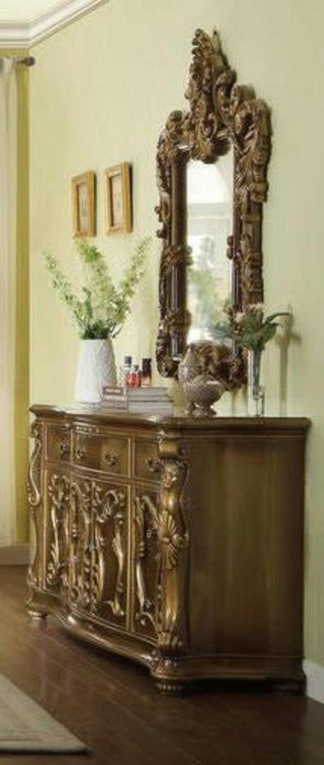Traditional Luxury Dressing Table with Mirror - Wooden Twist UAE